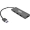 Tripp Lite SuperSpeed Hub, 4-Port, USB 3.0, 4-1/5"Wx1-3/10"Lx2/5"H, BK TRPU360004SLIM - alternate 1